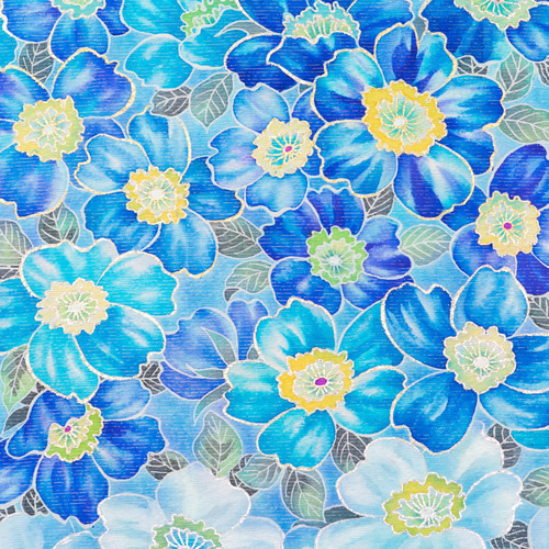 E0410★着物淡雪★正絹　目を惹く手描きの薔薇　バラ　お太鼓模様 E0410☆着物淡雪☆正絹 目を惹く手描きの薔薇 バラ お太鼓模様