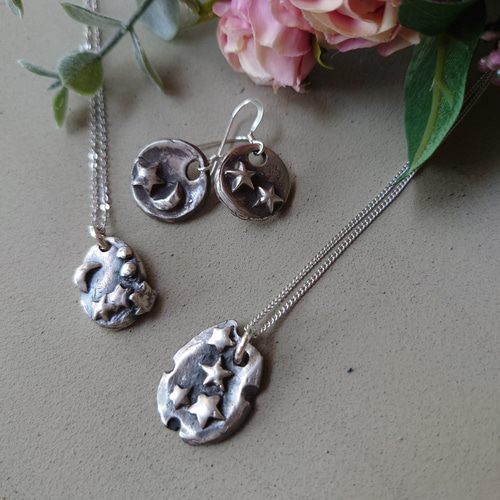 新作WEEK2022】【お試し価格】【1点もの】星のかけらのネックレス