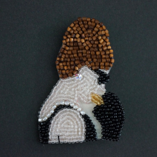 マリアンヌバトル　ブローチ　オードリーヘップバーン　ビーズ刺繍　フランス 2025年最新】マリアンヌバトルの人気アイテム - メルカリ