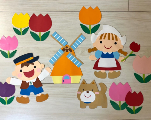 男の子　女の子　壁面 59c3f5f5ad10a8f8651c8823917d17