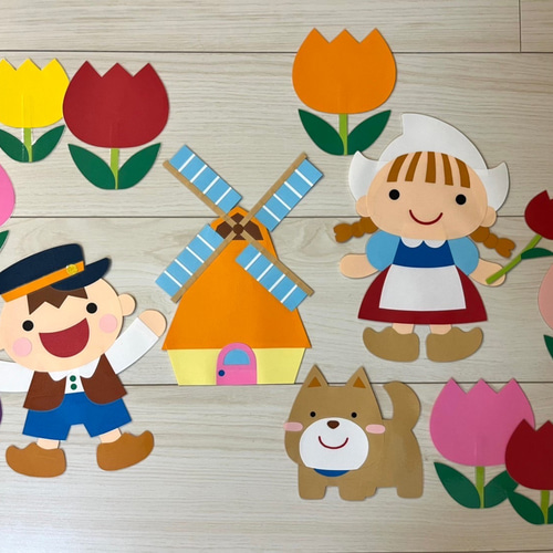 男の子　女の子　壁面 男の子女の子壁面 壁面 その他素材 HIRO 通販 13793810｜Creema(クリーマ)