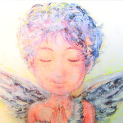 「天使の祈り」Ａ4 フォトマット紙 パワーアート 1枚目の画像