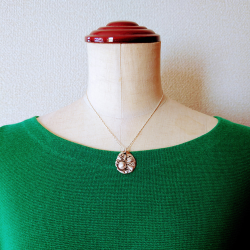 新作WEEK2022】【お試し価格】太陽のネックレス/アートクレイシルバー