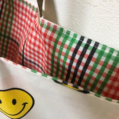 ポップカラーのニコちゃんレッスンバッグ レッスンバッグ ニコちゃん