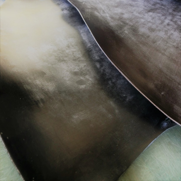 シルバー９２５製シャックルバックルベルト ブライドルレザー ブラック,ダークブラウン 7枚目の画像