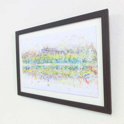天国みたい「絵画」A4サイズ原画 天国みたい「絵画」A4サイズ原画