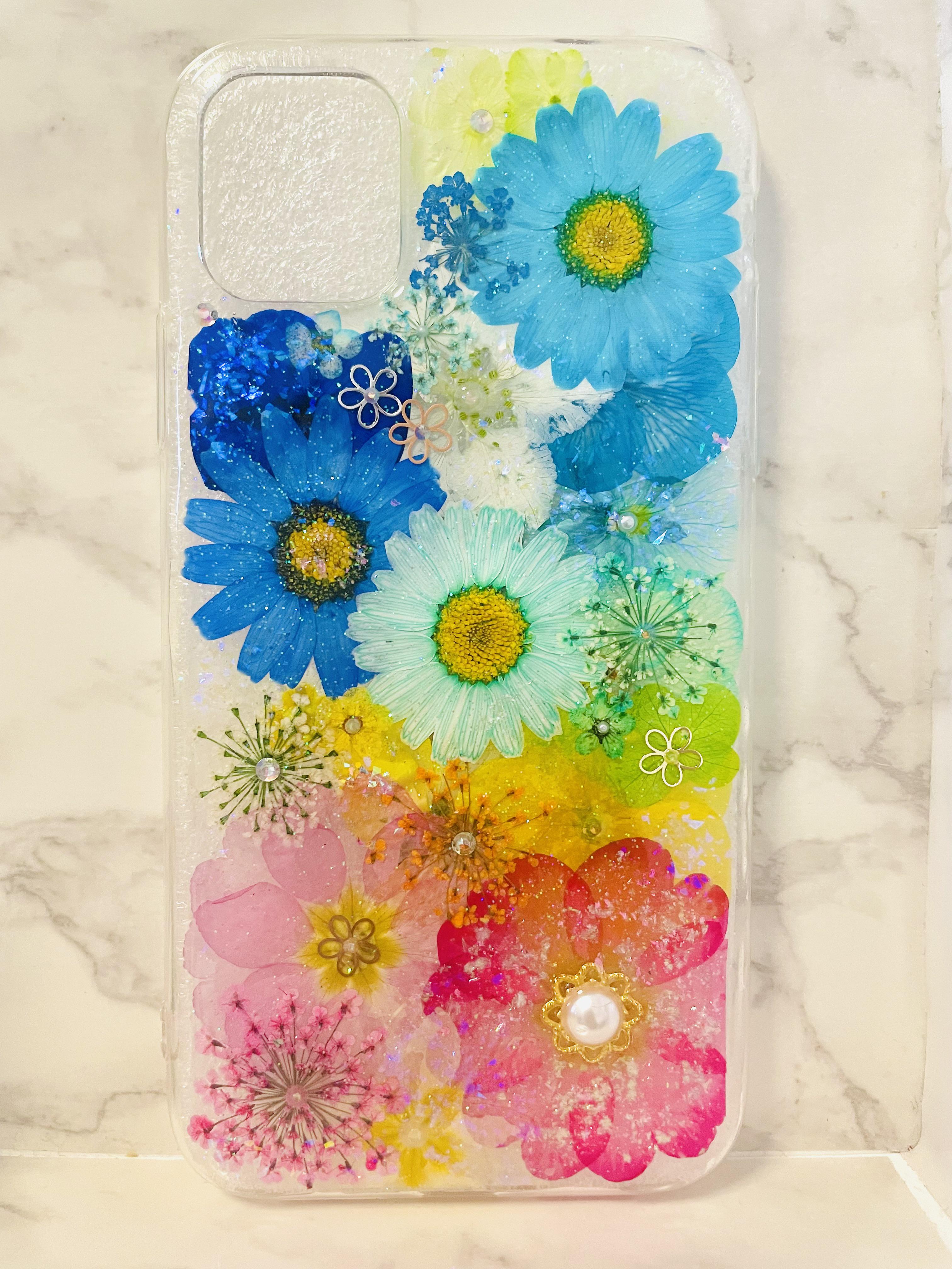 iPhone、Android★押し花ケース★オーダー受付中 全機種対応､iPhoneケース､押し花ケース､押し花､スマホケース