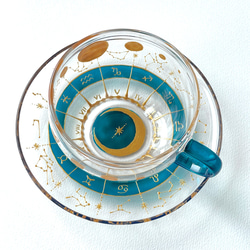 星座大好きホロスコープ耐熱ティーカップ｜誕生日・記念日のギフトに最適 2枚目の画像