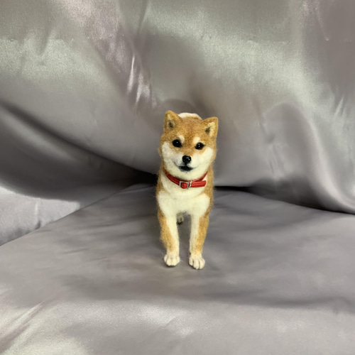 羊毛フェルト犬 柴犬 Shiba Inu
