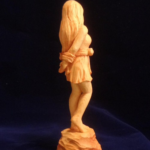 木彫刻 アート『 アンドロメダ 』 トルソ 裸婦 芸術 アート 女性