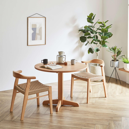 ラウンドテーブル 90丸 ダイニングテーブル manuf（マニフ） 通販