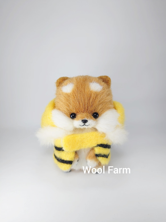 柴犬ハッチ　～Wool Farm～　羊毛フェルト 7枚目の画像