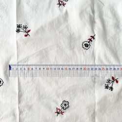 cotton刺繍生地（北欧風刺繍）韓国生地 4枚目の画像