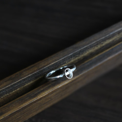 【ターコイズの指輪】オーバルカボション 重ね付けも楽しめるシンプルシルバーリング トルコ石 7枚目の画像
