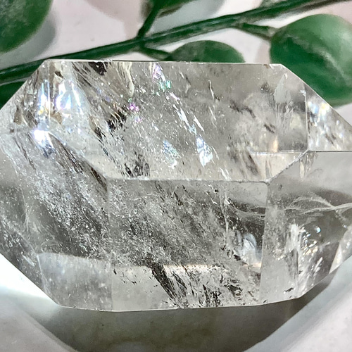 レインボー✨エンジェルブレッシングダブルポイント 原石ラフストーン