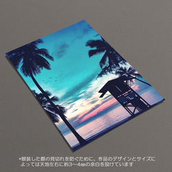 ☆インテリアフォトポスター -sunset beach-【257】 6枚目の画像