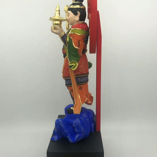 仏教美術　木彫　金彩彩色　仏像　置物　C　8624 仏教美術 木彫 金彩彩色 仏像 置物 C 8624 仏教美術 木彫 金彩