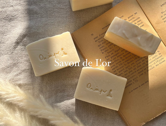 【人気No. 1】酒粕石鹸　 L'or Soap ホホバオイル　アルガンオイル　オーガニック【1個】 1枚目の画像