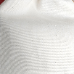 手縫い刺繡入り巾着ポーチ　クリームソーダー 4枚目の画像