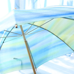晴雨兼用日傘『空と乾杯する日』（着物にも洋服にも） 4枚目の画像