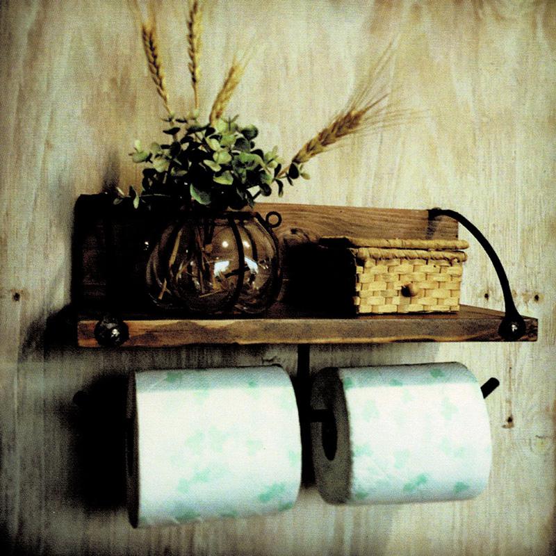 トイレットペーパーホルダー　トイレシェルフ　トイレラック　棚