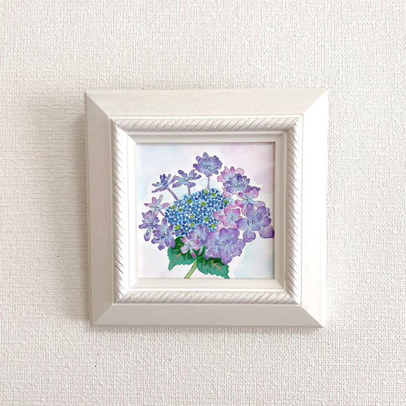新規購入 日本画/原画《アジサイ》 絵画 Blancheur art 通販 13797408 絵画