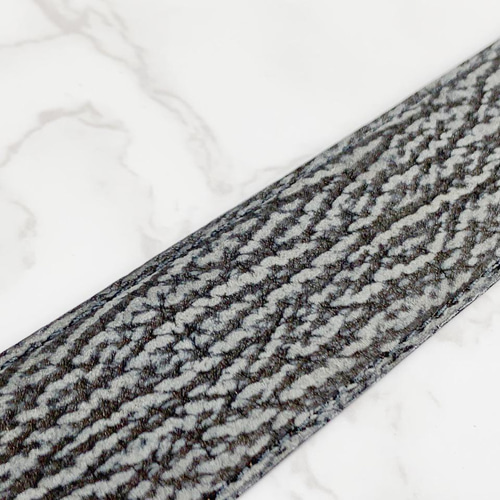 日本製 シャーク ベルト サメ革 エキゾチックレザー 小物