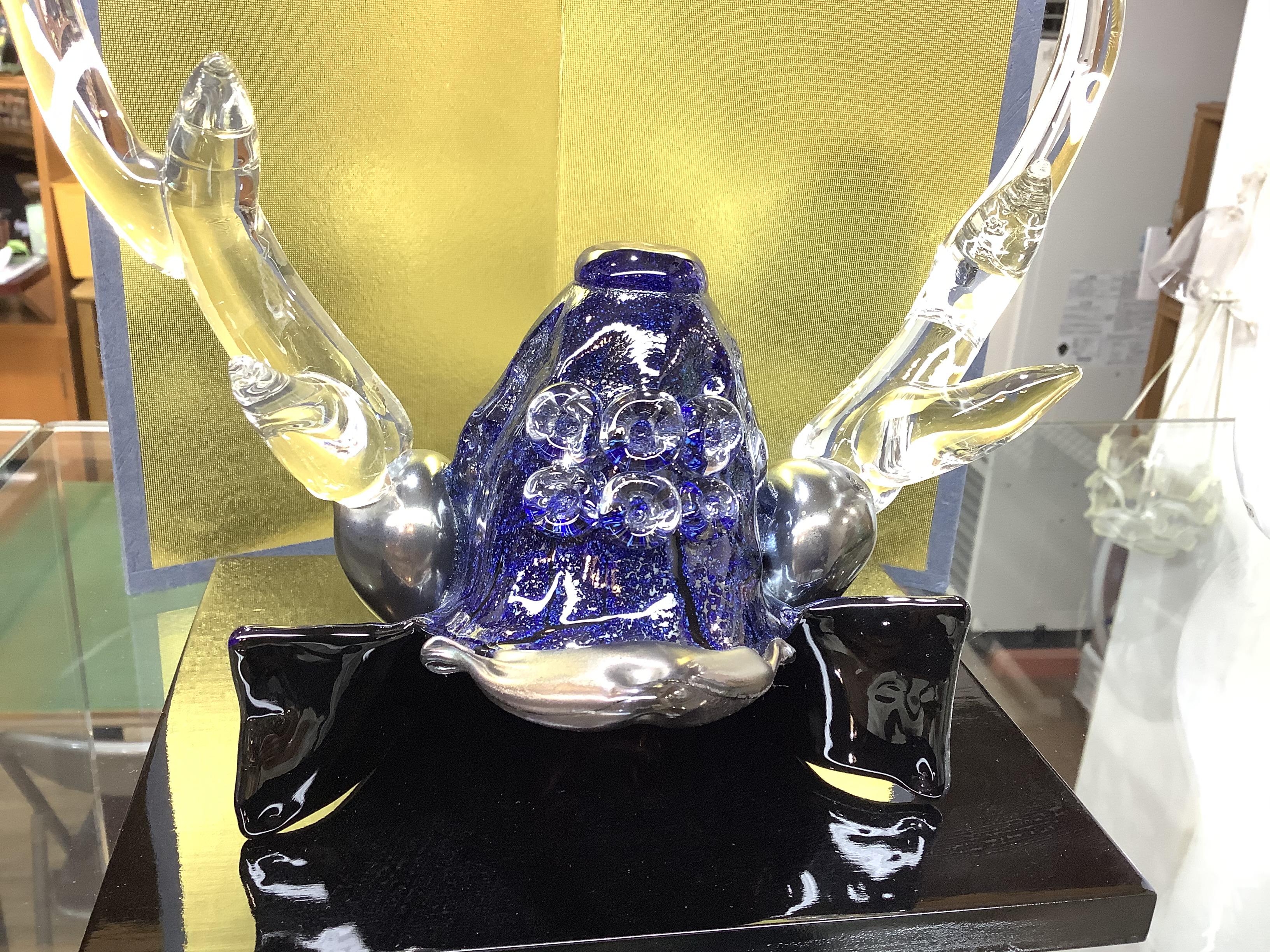 兜　～1点物～　（NO.2）　台座・屏風・化粧箱セット