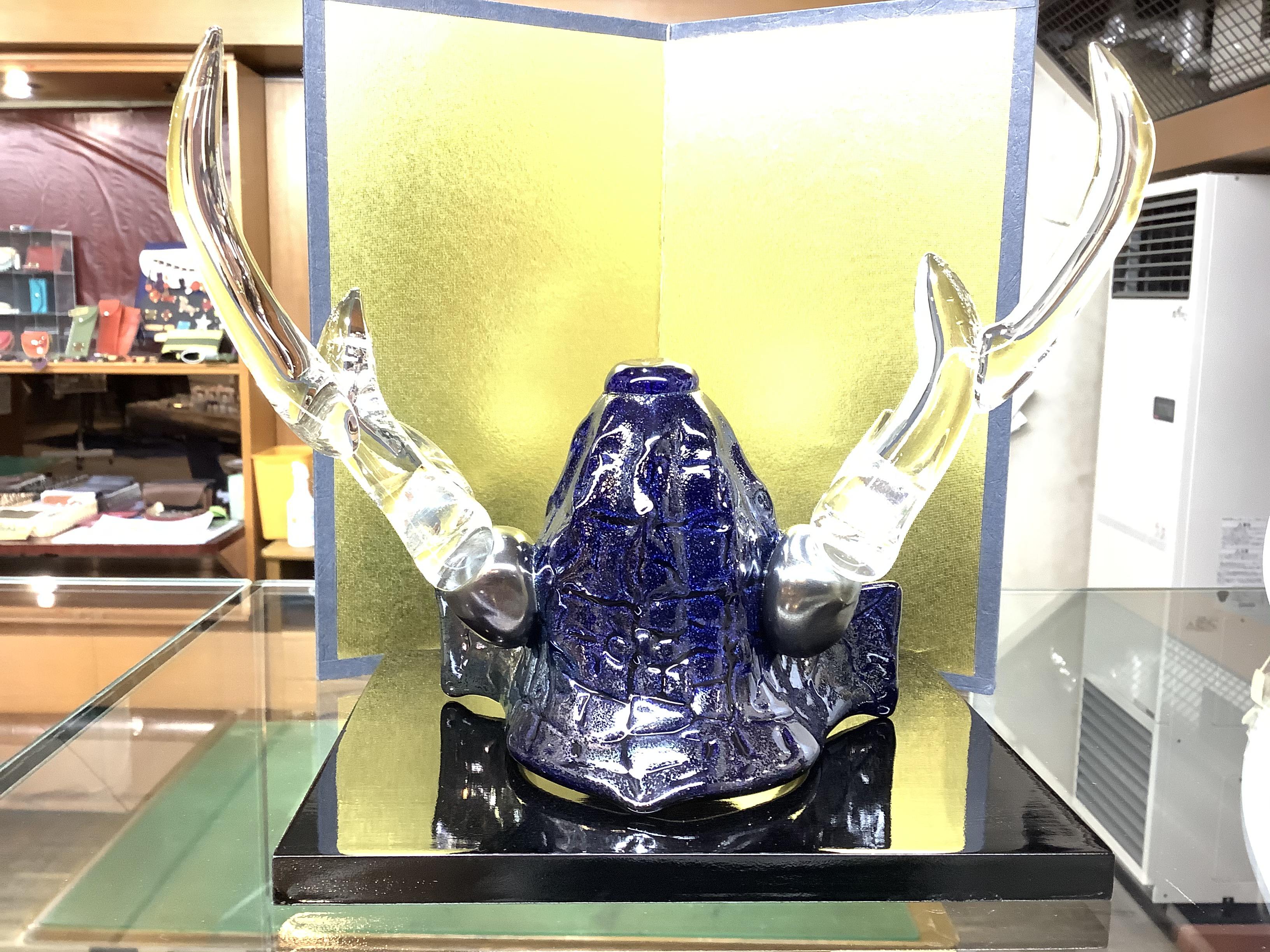 兜　～1点物～　（NO.2）　台座・屏風・化粧箱セット