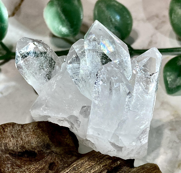 レインボー✨ ブラジル・ミナスジェライス州 トマスゴンサガ産　水晶　クラスター レインボー✨ ブラジル・ミナスジェライス州 トマスゴンサガ産水晶