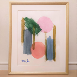 青白き月が現れる頃 　　　　水彩画原画 皐月 水彩画原画 (F6) 絵画 yko 通販 13798910｜Creema(クリーマ)