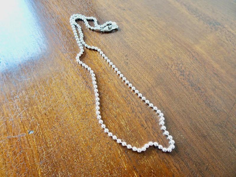 仁尾彫金『３mmボールチェーン50cm』516