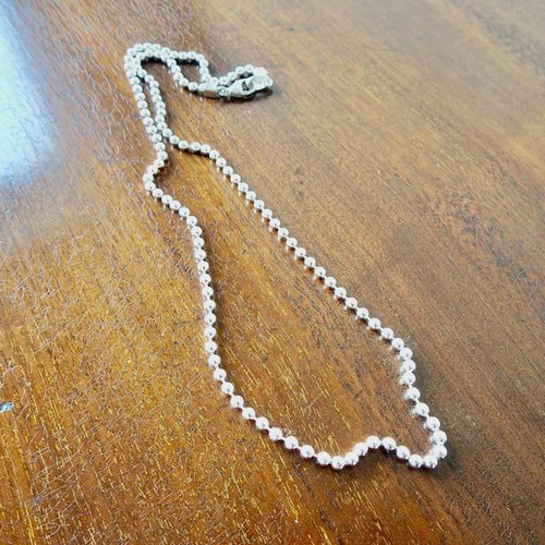 仁尾彫金『3mmボールチェーン60cm』228 ネックレス・ペンダント 仁尾 