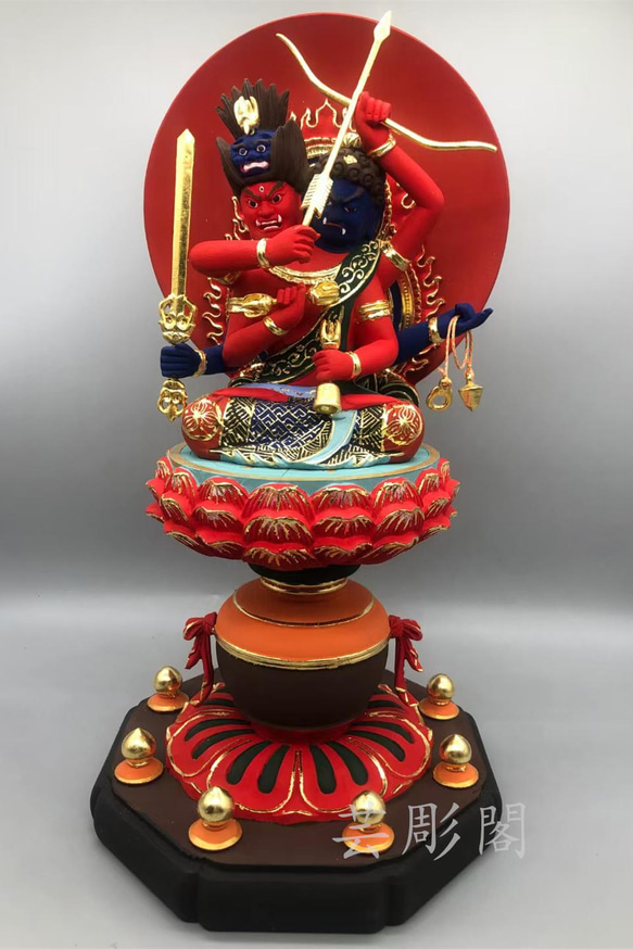 仏教美術 古銅 花草龍文 花立 仏花器 C 3527