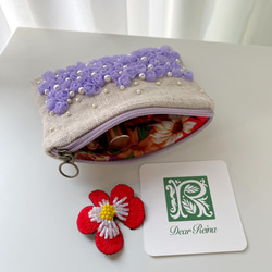 [紫色]非常適合送禮！零錢包和卡片夾 第1張的照片