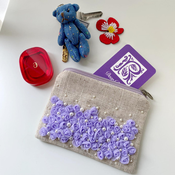 [紫色]非常適合送禮！零錢包和卡片夾 第7張的照片