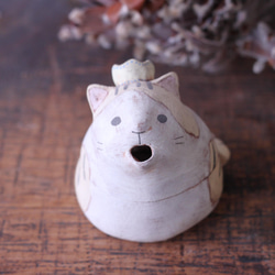手作り陶器　長方形の透し彫り茶香炉♡ ほうじ茶つき　T-8 ハンドメイド 手作り陶器 長方形の透し彫り茶香炉♡ T-8 ハンドメイド - 芳香