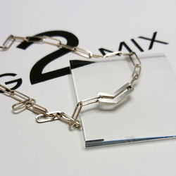 【G2MIX】Silver925 フロントハートネックレス 1枚目の画像