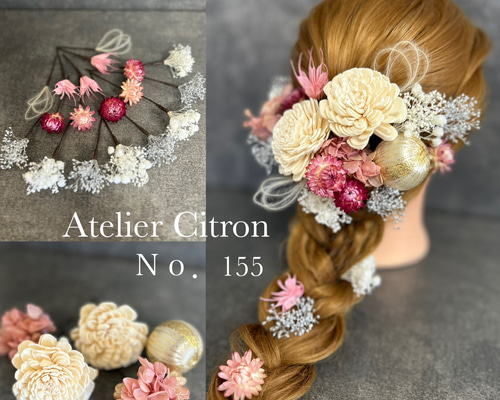 速達発送 白 ヘッドドレス ヘアアクセサリー お花 成人式 結婚式 ヘアード 胡蝶蘭 ヘッドドレス 髪飾り 花 ブライダル 成人式 白