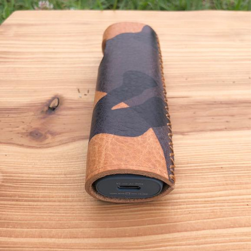 アイコス イルマ ワン レザー ケース カモフラナチュラル スリーブ