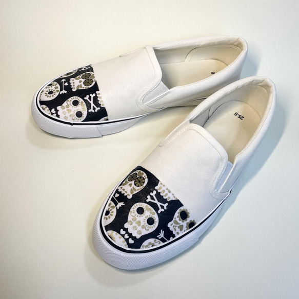 雙色燙金 Sharekobe Slip-on (White) 22.5cm ~ 29.0cm 第3張的照片