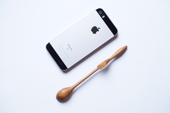 大號木杯攪拌棒（柚木）A032-0 第7張的照片