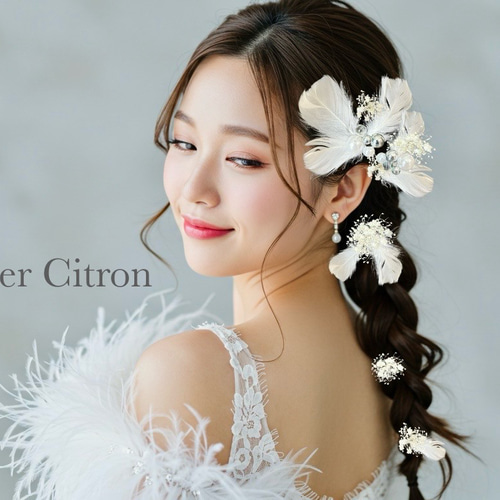 2種類かすみ草の髪飾り♥️ヘッドドレス♥️結婚式 卒業式 入学式 2種類かすみ草の髪飾り♥️ヘッドドレス♥️結婚式 卒業式 入学