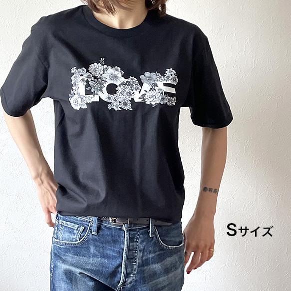 LOVEブラックTシャツ 3枚目の画像