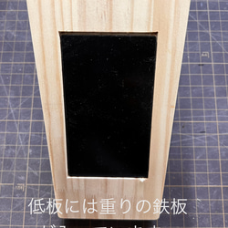 スマホが幸せになる手作りスマホスタンド　角度調整式　木製　おしゃれ　ぬくもり　癒し　色クリアー 10枚目の画像