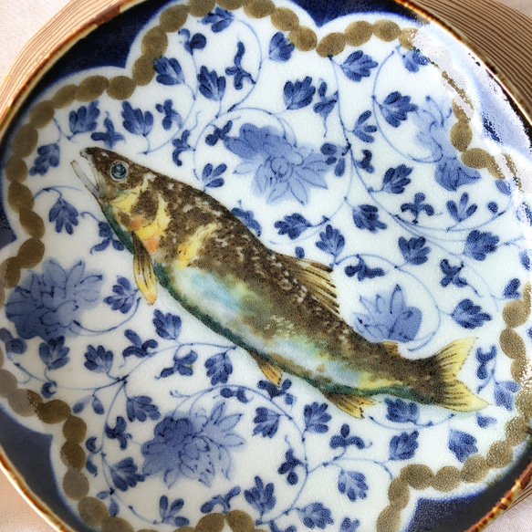 plate　　sweetfish   φ16             ◆新年限定20％off◆ 7枚目の画像