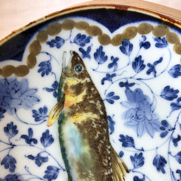 plate　　sweetfish   φ16             ◆新年限定20％off◆ 8枚目の画像
