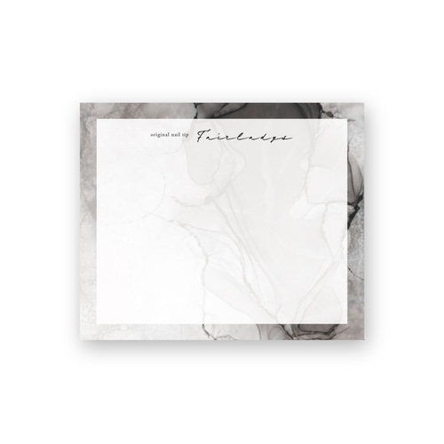 ネイルチップ台紙 セミオーダー ♥︎100枚♥︎印刷会社仕上げで上質