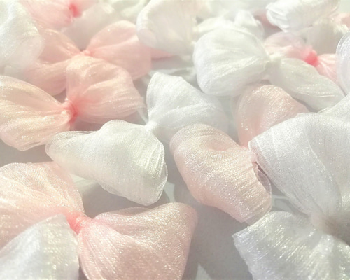 ふわふわ ダブルリボン【1438】 ふわふわ ダブルリボン【1438】