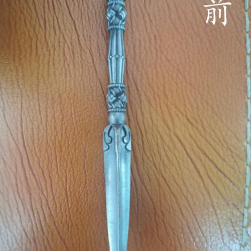 チベット仏教法器 プーバ金鋼撅 金剛杵 鉄製品 vajra 密教法具 16cm 